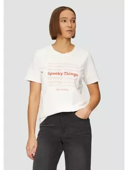 Футболка s.Oliver T-Shirt kurzarm, кремовый