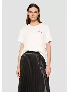 Футболка s.Oliver T-Shirt kurzarm, кремовый