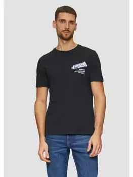 Футболка s.Oliver T-Shirt kurzarm, синий