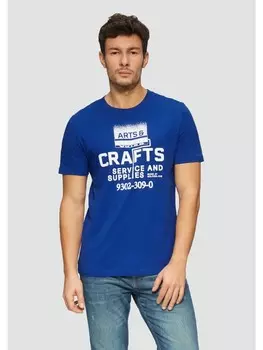 Футболка s.Oliver T-Shirt kurzarm, синий