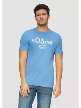 Футболка s.Oliver T-Shirt kurzarm, синий