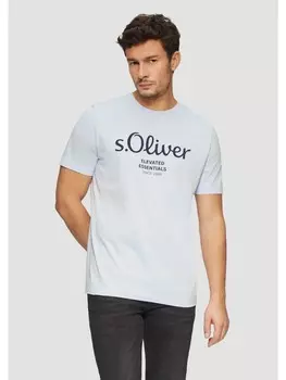 Футболка s.Oliver T-Shirt kurzarm, синий