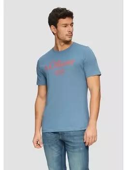 Футболка s.Oliver T-Shirt kurzarm, синий