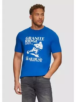 Футболка s.Oliver T-Shirt kurzarm, синий