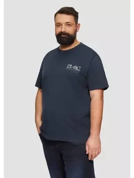 Футболка s.Oliver T-Shirt kurzarm, синий