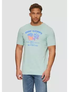 Футболка s.Oliver T-Shirt kurzarm, зеленый