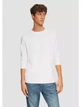 Футболка s.Oliver T-Shirt langarm, белый