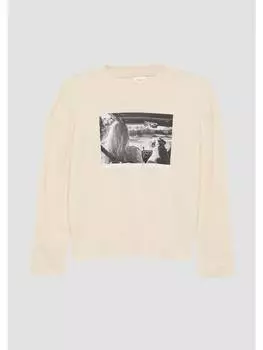 Футболка s.Oliver T-Shirt langarm, бежевый