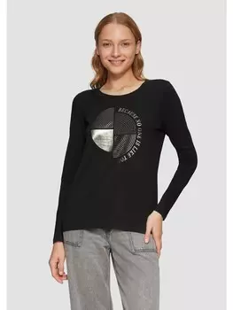 Футболка s.Oliver T-Shirt langarm, черный
