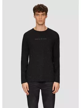 Футболка s.Oliver T-Shirt langarm, черный