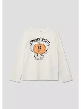 Футболка s.Oliver T-Shirt langarm, цвет Creme-wei