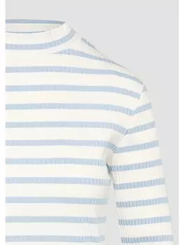 Футболка s.Oliver T-Shirt langarm, цвет Blau-wei