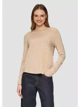 Футболка s.Oliver T-Shirt langarm, коричневый