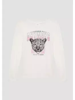 Футболка s.Oliver T-Shirt langarm, кремовый