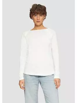 Футболка s.Oliver T-Shirt langarm, кремовый