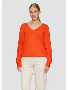 Футболка s.Oliver T-Shirt langarm, оранжевый
