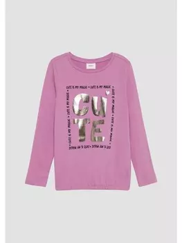 Футболка s.Oliver T-Shirt langarm, розовый