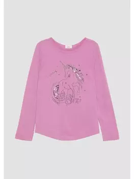 Футболка s.Oliver T-Shirt langarm, розовый