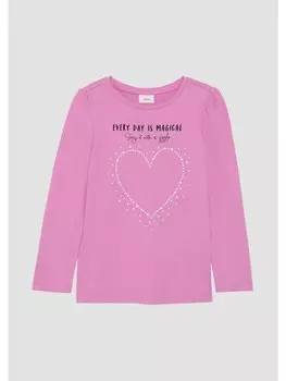 Футболка s.Oliver T-Shirt langarm, розовый