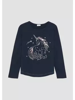 Футболка s.Oliver T-Shirt langarm, синий