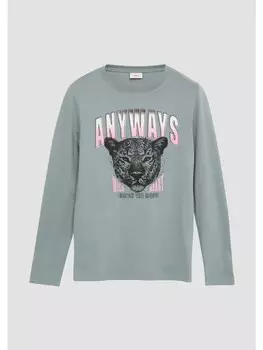Футболка s.Oliver T-Shirt langarm, синий
