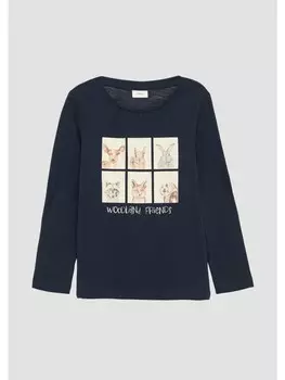 Футболка s.Oliver T-Shirt langarm, синий