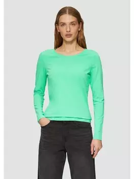 Футболка s.Oliver T-Shirt langarm, зеленый