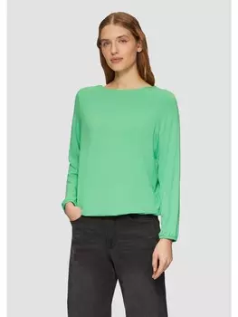 Футболка s.Oliver T-Shirt langarm, зеленый
