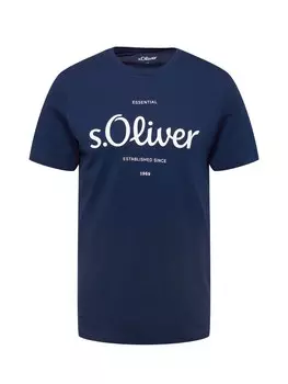 Футболка S.Oliver, темно-синий