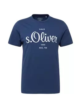 Футболка S.Oliver, темно-синий