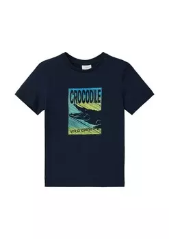 Футболка s.Oliver, темно-синий/аква