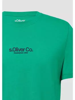 Футболка s.Oliver, зеленый