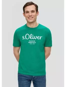 Футболка s.Oliver, зеленый
