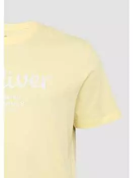 Футболка s.Oliver, желтый