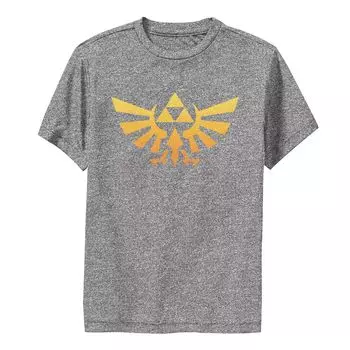 Футболка с оранжевым значком Nintendo Legend Of Zelda Royal Crest для мальчиков 8–20 лет Licensed Character