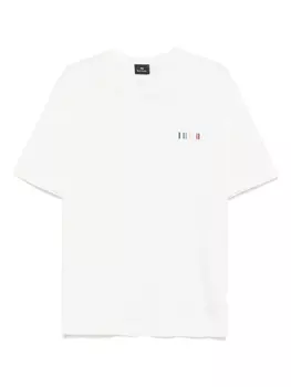 Футболка с отделкой Artist Stripe PS Paul Smith, белый