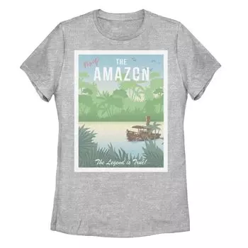 Футболка с открыткой для юниоров Disney's Jungle Cruise "Посетите Амазонку" Licensed Character