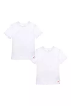 Футболка с овальным вырезом - 2 шт Levi'S, белый