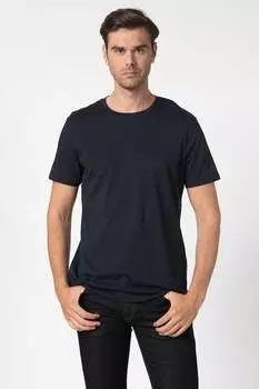 Футболка с овальным вырезом Armani Exchange, синий