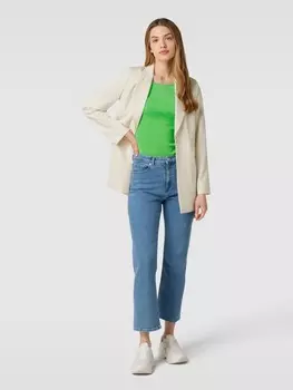 футболка с овальным вырезом Esprit, зеленый