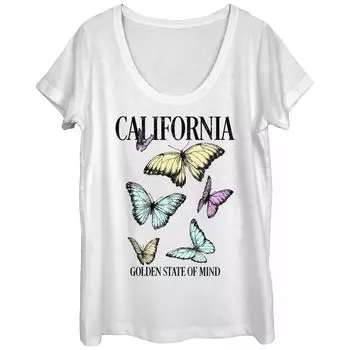 Футболка с овальным вырезом и графическим рисунком California Golden State Of Mind для юниоров