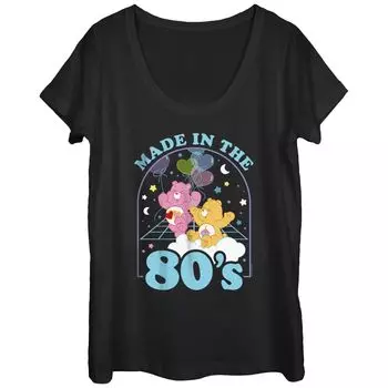 Футболка с овальным вырезом и графическим рисунком в стиле 80-х годов Care Bears для юниоров Licensed Character