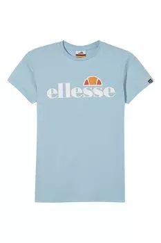 Футболка с овальным вырезом и логотипом Ellesse, синий