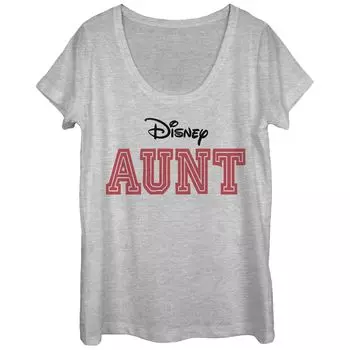 Футболка с овальным вырезом и рисунком Disney's Juniors' Aunt Licensed Character