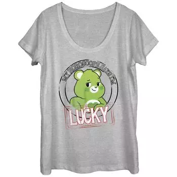 Футболка с овальным вырезом и рисунком для юниоров Care Bears Lucky Horоскоп Licensed Character