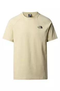 Футболка с овальным вырезом The North Face, бежевый