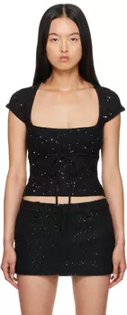 Футболка с пайетками Мики GUIZIO