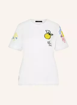 Футболка с пайетками Oui, белый