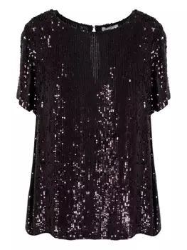 Футболка с пайетками P.A.R.O.S.H., красный