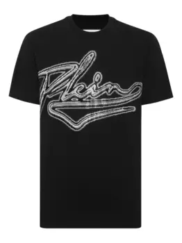 Футболка с пайетками Philipp Plein, черный